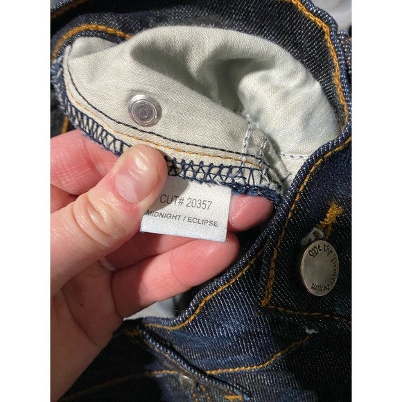 We The People Midnight Wash Low Rise Bling Back Detail Bootcut Jeans Size 29 - Picture 6 of 6